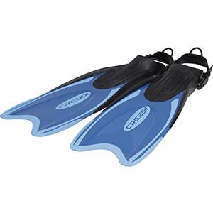 Cressi Palau Fins, Pinne Regolabili per Immersioni, Apnea e Snorkeling Adulto e Bambino, Blu/Azzurro, 41/44 EU