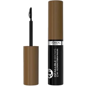 L'Oréal Paris Brow Artist Plump & Set - Mascara Gel per Sopracciglia Volumizzante e Definito, No Transfer, 5 ml, Brunette