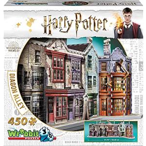Wrebbit 3D WREBBIT3D , Harry Potter: Diagon Alley (450pc), 3D Puzzle, Ages 14+