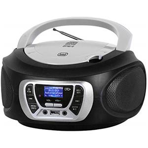 Trevi CMP 510 DAB Stereo Portatile con Radio Digitale DAB e FM RDS, Lettore CD, USB, AUX-IN, Display ad Alta Leggibilità, Antenna Telescopica Orientabile, Nero
