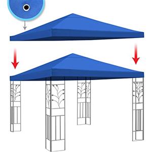 BenefitUSA G245-BLUE G245 Gazebo Tettoia 25,4 cm L x 25,4 cm, Blu