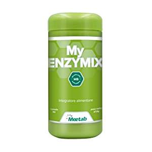 Meetab My Enzymix - Integratore multivitaminico con miscela di enzimi per migliorare la digestione