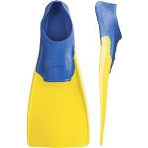 Finis Long Floating Pinne da Nuoto, Unisex Adulto, Giallo/Blu, 33-35