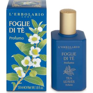 L'Erbolario Foglie di Tè Profumo 50 ml - Fragranza unisex agrumata e fiorita con note di Tè Oolong e Verbena