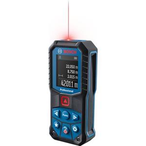 Bosch Professional Metro Laser Distanziometro Laser GLM 50-22 (campo misura: fino a 50 m, robusto, IP65, ± 1.5 mm*, 2 batterie AA, tracolla, sacchetto)