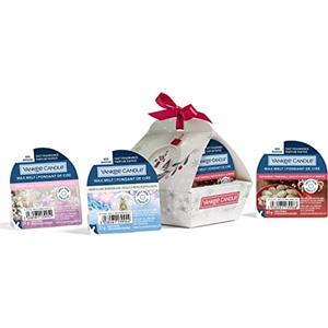 Yankee Candle Set regalo | 3 fragranze profumate in confezione regalo natalizia con fiocco | Collezione Snow Globe Wonderland | Regalo perfetto per donne