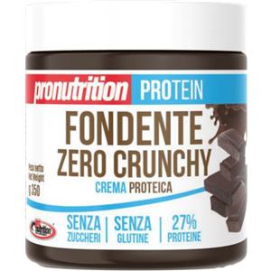 Pro Nutrition Crema Spalmabile Fondente Zero Crunchy 350g - 25% Proteine e Zero Zuccheri