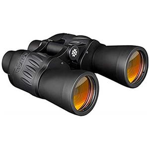 KONUS SPORTY 10x50 Binocolo Gommato Nero con Ottiche Rivestite in Rubino e Messa a Fuoco Costante