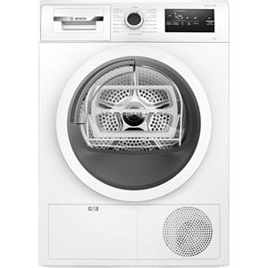 Bosch WTH85V18IT Serie 4 Asciugatrice a pompa di calore, 8 kg, Classe energetica E, Sensori di asciugatura intelligenti, Filtro semplice da pulire, Cestello lana, Bianco, 60 Cm