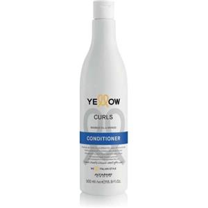 Alfaparf Yellow Conditioner Curls 500 ml - Idratante e Anti-Crespo per Capelli Ricci e Ondulati