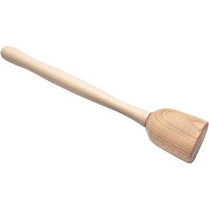 Chinchilla® Schiacciapatate sostenibile in legno di faggio | marrone, ecologico e durevole per schiacciare patate e verdure senza sforzo | Ergonomico per comfort ed efficienza