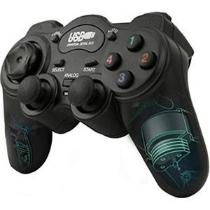 CSZH Wired Gamepad Joystick USB2.0 Shock Joypad Gamepads Controller di gioco per PC Laptop Win7 / 8/10 / XP / Vista