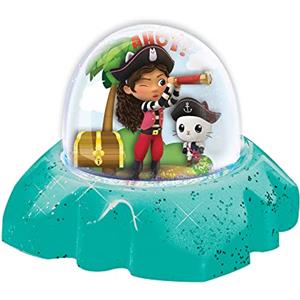 Cefa Toys - Palline da neve La casa delle bambole di Gabby, include 2 cupole, 2 basi trasparenti, argilla e disegni per creare e decorare, adatto per bambini a partire dai 6 anni