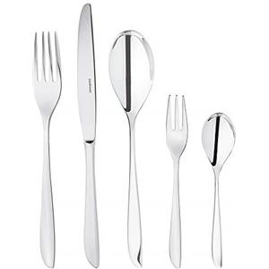 Sambonet Leaf Set di Posate Besteck, Acciaio Inossidabile, Grigio, 12 persone-60 Pezzi