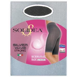 SOLIDEA Silver Wave Strong - Pantaloncini Bermuda Anticellulite Nero con Micromassaggio