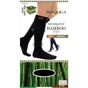 Solidea Socks For You Gambaletto Unisex Blu Navy in Bamboo con Compressione Graduata 18/24 mmHg - Taglia XL