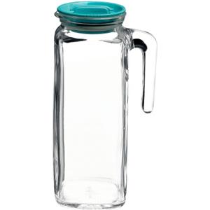Bormioli Rocco Frigoverre Classic Caraffa Alta in Vetro da 1L con Tappo Ermetico