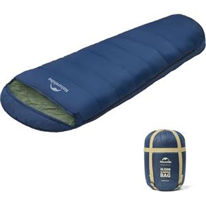 Naturehike Sacco a Pelo Mummia, Sacco a Pelo in Cotone per Adulti E Bambini, Sacco a Pelo Compatto Portatile Ultraleggero Invernale 300GSM/600GSM, per Tutte le Stagioni con Borsa Impermeabile