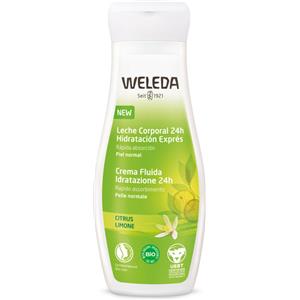 Weleda Crema Fluida Idratante 24h Limone - Idratazione Intensa e Rinfrescante, 200ml