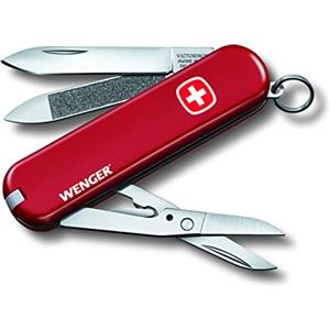Victorinox, Wenger, Coltellino Svizzero, Originale, Multiuso, Campeggio, 7 Funzioni, Lama, piccola, Lima per unghie