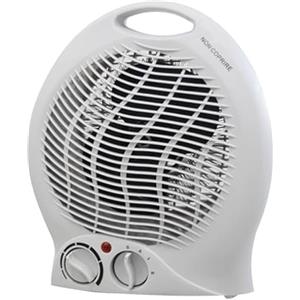 ANFEL Termoventilatore Shabby da bagno 1000-2000 watt 1096, misura 23x13x27 cm, basso consumo, 2 livelli di potenza, scaldino elettrico scaldabagno con funzione Caldo e Freddo