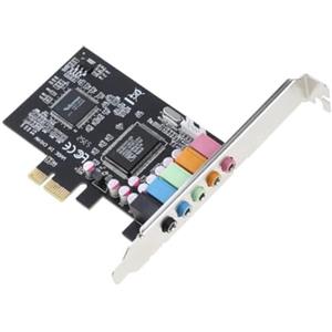 xromtbem Scheda audio interna 5.1 per PC per scheda stereo 3D Windows Xp/7/8/10 con CMI8738 Chip32/64 bit PCI per Express So Pci-e Card