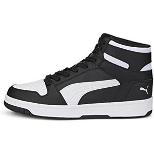 Puma Unisex's Rebound Layup Sneaker, Nero e Bianco, 41 EU