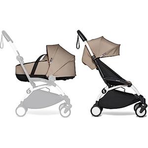 Babyzen Passeggino Completo BABYZEN YOYO2 - Include YOYO Navicella (Talpa), Telaio (Bianco) & Rivestimento colorato 6+ (Talpa) - Per Bambini fino a 22 kg