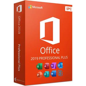 Microsoft Office 2019 Professional Plus - Licenza A Vita per 5 PC con Access, Excel, Outlook, PowerPoint, Publisher, Word e Skype