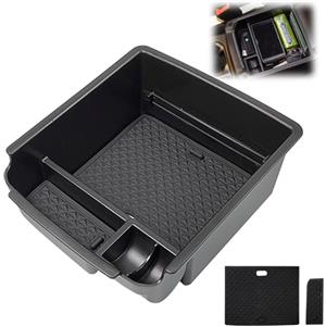 QUVBKZ Box Bracciolo Console Centrale per Tiguan 2 2019-2023, Organizer Auto, Accessori Auto Interno, Cestino Auto