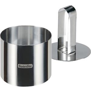 Guardini Accessori, Coppapasta tondo con stantuffo 7cm, Acciaio inox, Colore argento