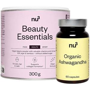 nu3 Beauty Ashwagandha biologica + Essentials 1 pz Set
