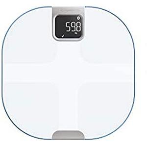 Rowenta YD3096 Body Partner Shape Bilancia Pesapersone Wireless Smart Connessa al Cellulare, con Tracker per Misurazione della Composizione Corporea, Bianco