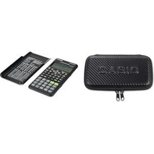 Casio Fx-570Es Plus 2 Calcolatrice Scientifica Con 417 Funzioni, Nero + Casio Copertura Protettiva per Calcolatrice Tecnica