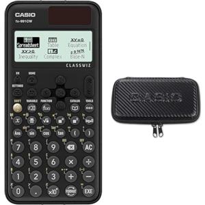 Casio FX-991 CW (Modello 2023) Calcolatrice Scientifica, 540 Funzioni e e Display Naturale + Casio Copertura Protettiva per Calcolatrice Tecnica