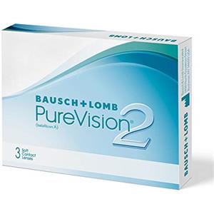 PureVision 2 HD Lenti a Contatto Correttive Mensili, 3 Lenti, BC 8.6 mm, DIA 14 mm, 0.5 Diopt