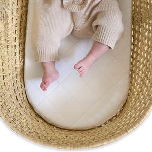 Clair de Lune Materasso trapuntato Noah Pod/Palm Moses culla - 74 x 28 cm