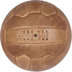 FNine - Pallone da calcio vintage, in pelle anticata