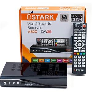Ostark AS2X 10 bit ricevitore satellitare digitale FTA DVB S2 S S2X DVBS2 HDMI FHD 1080P FTA H265 USB WiFi WLAN rj45 incluso