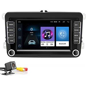 PolarLander Bluetooth Autoradio 2 Din 7 Android 8.1 Car Lettore multimediale Auto Stereo WIFI GPS Navigazione Autoradio Per Skoda V/W Passat B6 Polo Golf