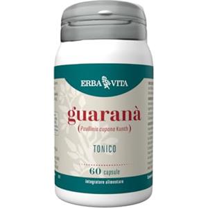 ERBA VITA Integratore Alimentare di Guaranà - 60 Capsule - Utile in caso di stanchezza fisica e mentale