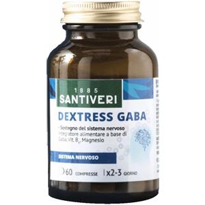 SANTIVERI Dextress GABA 60 Compresse - Integratore con GABA, Vitamina B6 e Magnesio per il Benessere del Sistema Nervoso