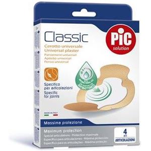 Pikdare Pic Classic Cerotto Articolazioni - 4 Pezzi, Universale e Impermeabile per il Sollievo del Dolore Articolare