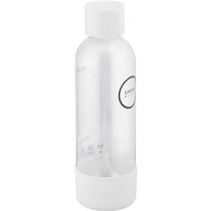 GROHE Blue Fizz Gasatore- bottiglia d'acqua (capacità: 850 ml, non lavabile in lavastoviglie, compatibile con GROHE Blue Fizz), Bianco, 41250L00