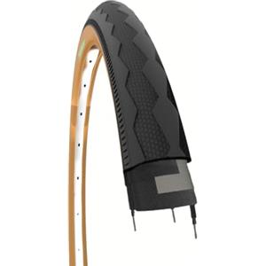 ECOVELO COPERTONE BICI CORSA 700X28C PNEUMATICO NEROPARA PER BICI DA STRADA SCATTO FISSO TREKKING 28 1 5/8 1/8