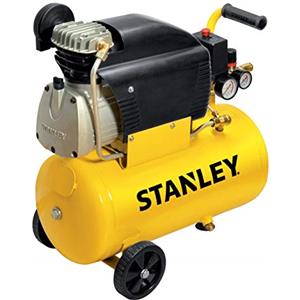 Stanley D211/8/24 Compressore 24 Litri 2Hp, 230 V, Giallo, 24 Kg