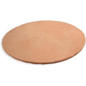 Megashopitalia Biscotto di Casapulla Pietra Refrattaria per Pizza Forno Fornace Saputo Made in Italy (Tonda Ø31/27xH2cm)