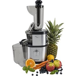 Steba 400 Slow-Juicer, processo di pressatura delicato ad alta efficienza di succo, W, 1 Liter, acciaio inossidabile, Nero