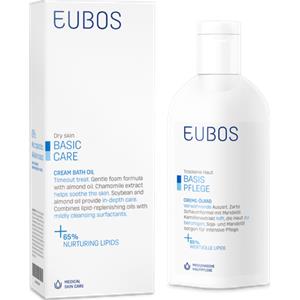 Eubos Olio Bagno 200 ml - Detergente Oleoso Nutriente per Pelli Secche con Azione Antipruriginosa