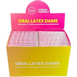 EXS | Oral dam | Più sicurezza e piacere | Preservativo Orale | Senza Profumo | 10 Pezzi